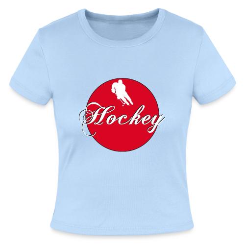 Hockey: Puck Zone - Slim Fit Rib Women's T-Shirt