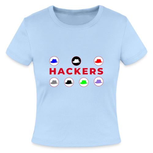The Spectrum of Hackers - Slim Fit Rib Women's T-Shirt