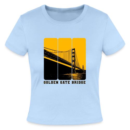Golden Gate Bold Icon - Slim Fit Rib Women's T-Shirt