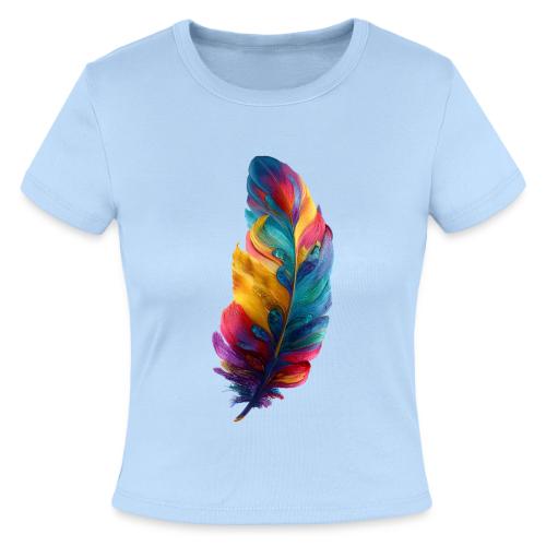 Spectrum Feather Flow - Slim Fit Rib Women's T-Shirt