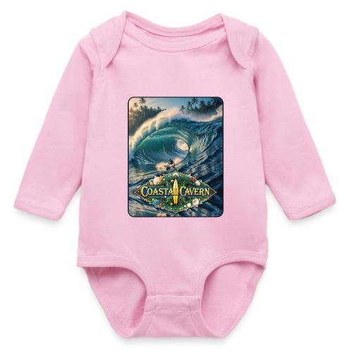 Coastal Cavern Wave - Long Sleeve Baby Bodysuit