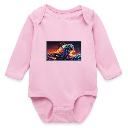 Wavecat Firelight - Long Sleeve Baby Bodysuit