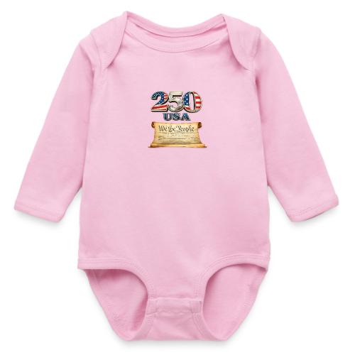 250th anniversary celebration of America - Long Sleeve Baby Bodysuit
