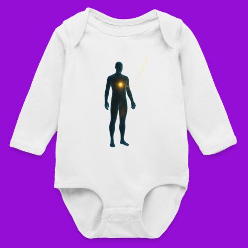 Glowing Chest Personl - Long Sleeve Baby Bodysuit