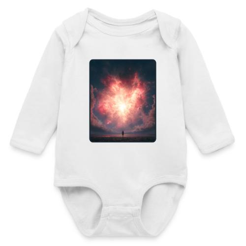 Supernova Sky Sci-Fi Artwork - Long Sleeve Baby Bodysuit