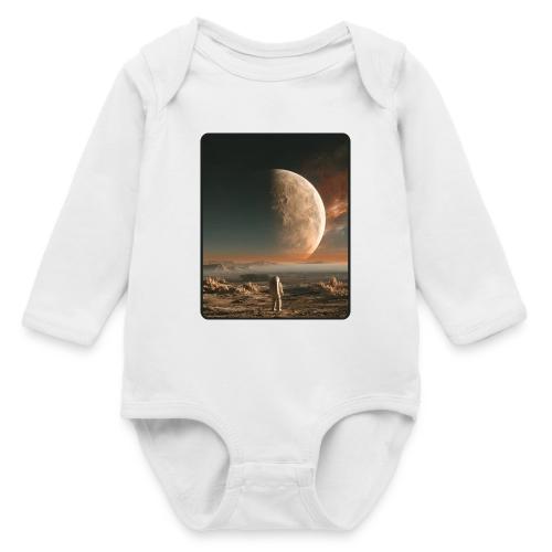 Astronaut on an Alien Moon - Long Sleeve Baby Bodysuit