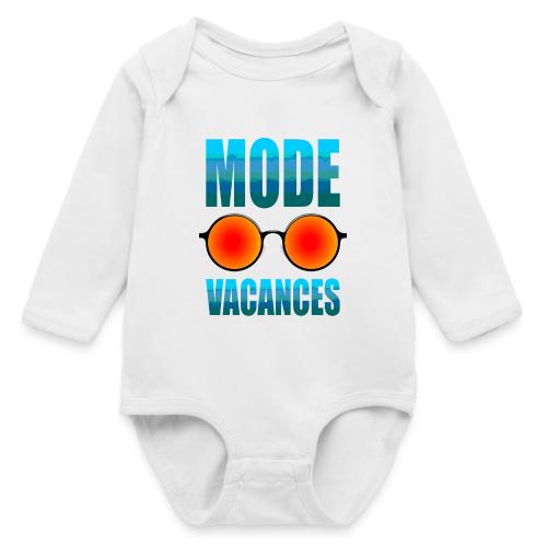 Vacation Mode Enabled - Long Sleeve Baby Bodysuit