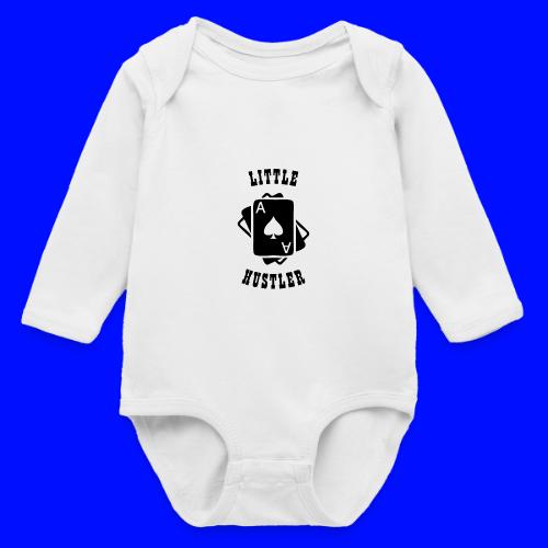 Little Hustler - Long Sleeve Baby Bodysuit