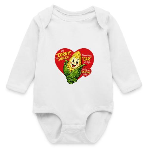 Corny Valentine T-Shirt - Long Sleeve Baby Bodysuit
