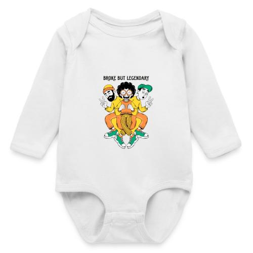 Legendary Broke Crew Retro - Long Sleeve Baby Bodysuit