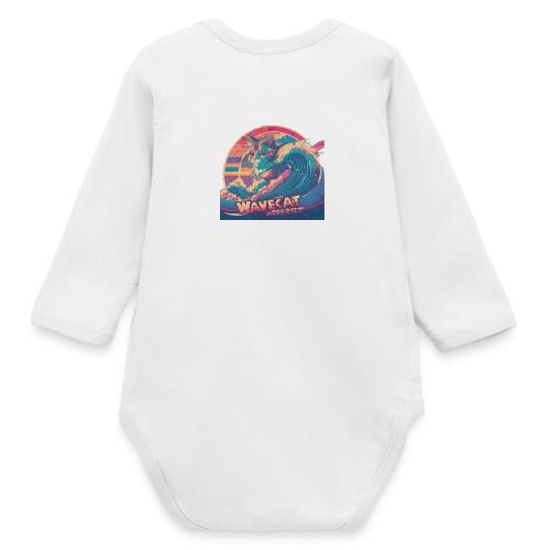 Vintage Wavecat - Long Sleeve Baby Bodysuit