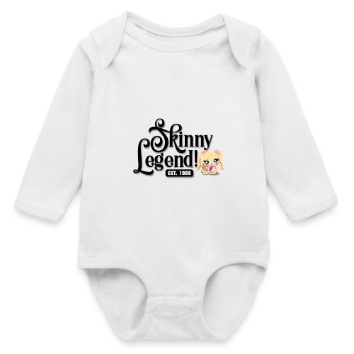 Skinny Legend_onwhite - Long Sleeve Baby Bodysuit