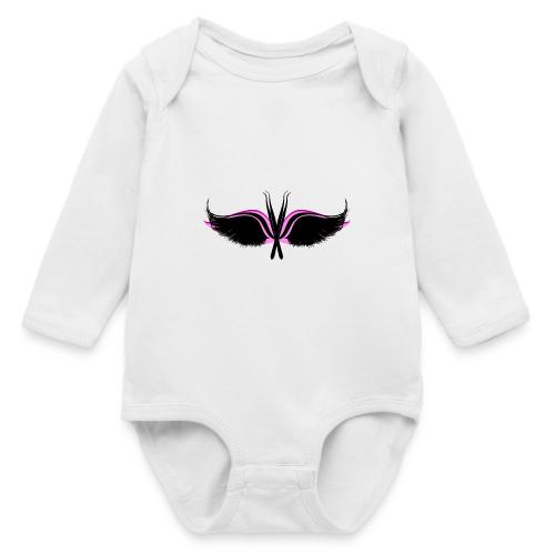 Lash Tweezer Wings black - Long Sleeve Baby Bodysuit