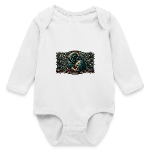 Easter Not My Will Gethsemane T Shirt, Bro Gift - Long Sleeve Baby Bodysuit