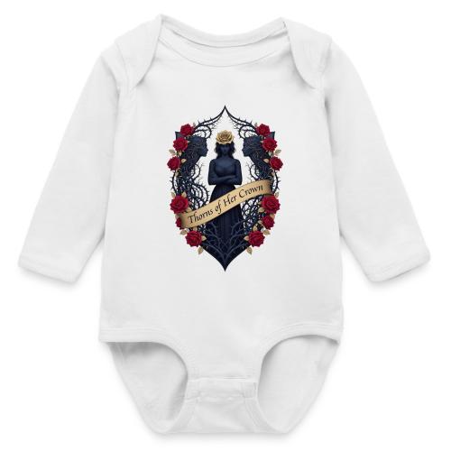 Women’s Day Thorn Crown T Shirt, Gift for Sister - Long Sleeve Baby Bodysuit