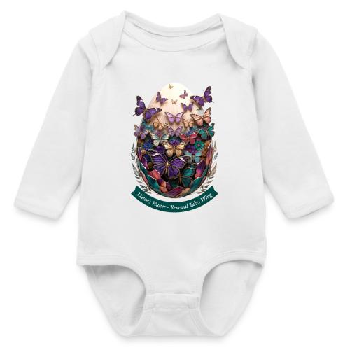 Easter Dawn's Flutter Butterfly T Shirt, Gift - Long Sleeve Baby Bodysuit