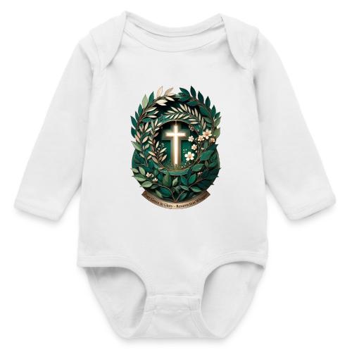 Easter Ever Green in Glory Laurel T Shirt, Gift - Long Sleeve Baby Bodysuit
