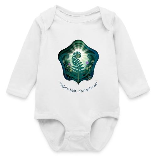 Easter Unfurl in Light Resurrection T Shirt, Gift - Long Sleeve Baby Bodysuit
