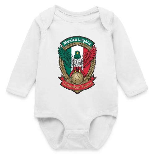 Mexico Eagle Legacy T-Shirt, Mexican Pride Gift - Long Sleeve Baby Bodysuit