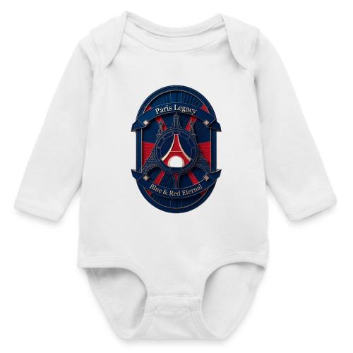 Paris Pride Heritage T Shirt, Soccer Fan Gift - Long Sleeve Baby Bodysuit
