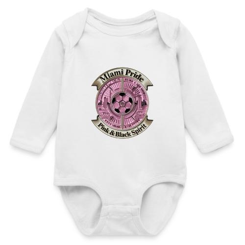 Miami Pride T Shirt, Soccer City Pride Gift - Long Sleeve Baby Bodysuit