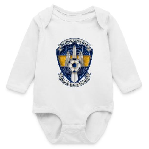 Buenos Aires Icon T Shirt, Soccer City Pride Gift - Long Sleeve Baby Bodysuit