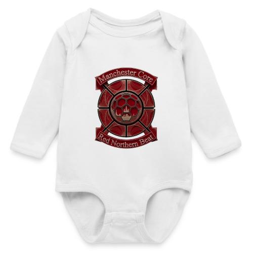 Manchester Is Red T Shirt, Soccer City Pride Gift - Long Sleeve Baby Bodysuit