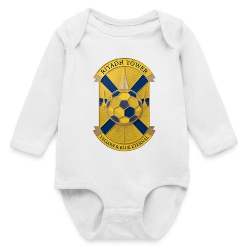 Riyadh Tower T Shirt, Football City Pride Gift - Long Sleeve Baby Bodysuit