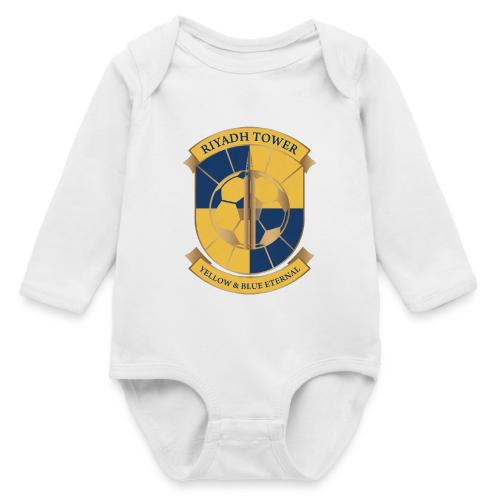 Riyadh Tower Premium T Shirt, Football Pride Gift - Long Sleeve Baby Bodysuit