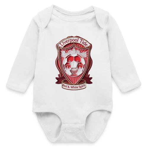 Liverpool Tide T Shirt, Soccer City Pride Gift - Long Sleeve Baby Bodysuit