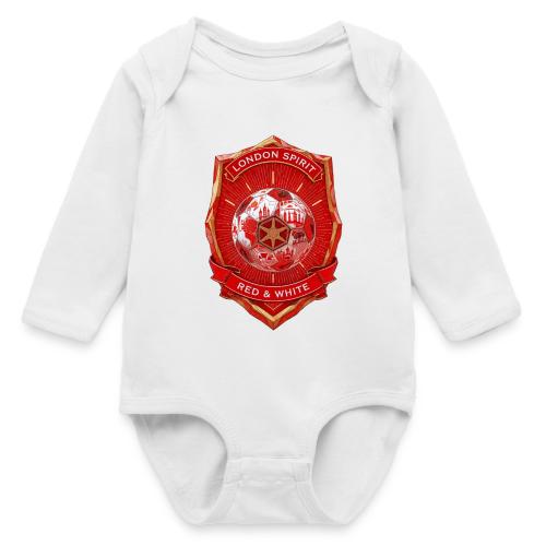 London is Red T Shirt, Football City Pride Gift - Long Sleeve Baby Bodysuit