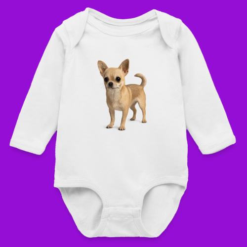 Chihuahua - Long Sleeve Baby Bodysuit