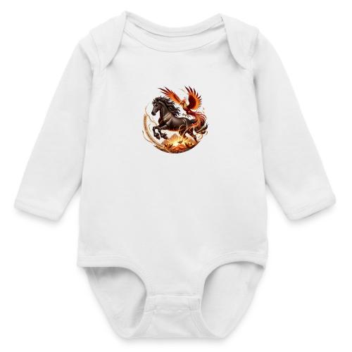 Year of the Horse Phoenix T Shirt, Lunar NY Gift - Long Sleeve Baby Bodysuit