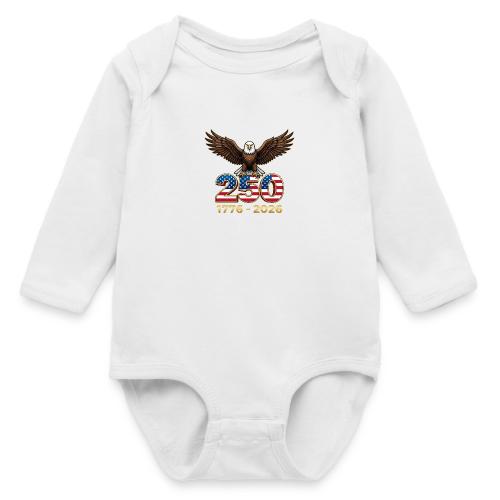 Eagle 250th Anniversary 1776-2026 - Long Sleeve Baby Bodysuit