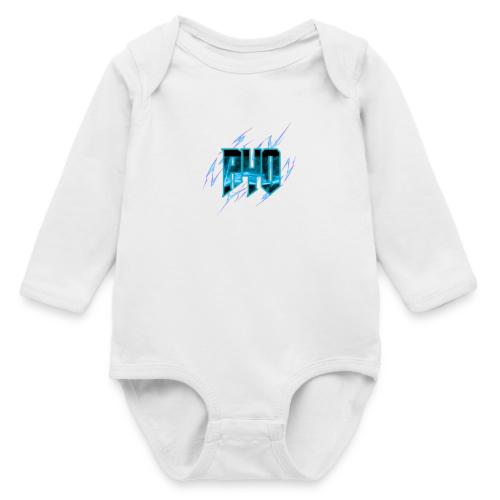 Ayo's Light Blue - Long Sleeve Baby Bodysuit
