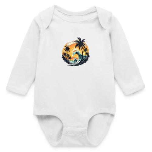 Sunshine Peak Waves - Long Sleeve Baby Bodysuit