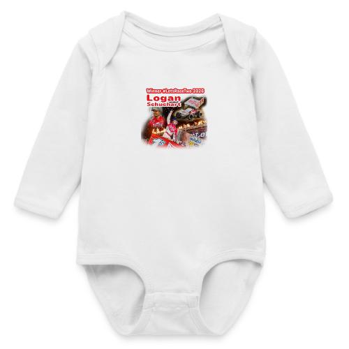 Logan Schuchart #LetsRaceTwo Winner - Long Sleeve Baby Bodysuit