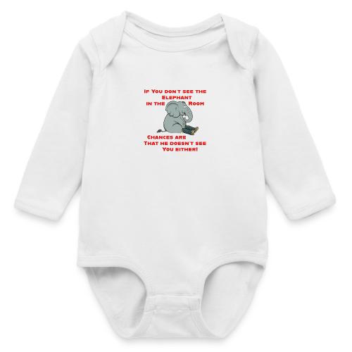 Elephant in the Room Meme - Long Sleeve Baby Bodysuit