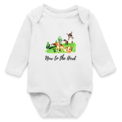 New to the herd - Long Sleeve Baby Bodysuit