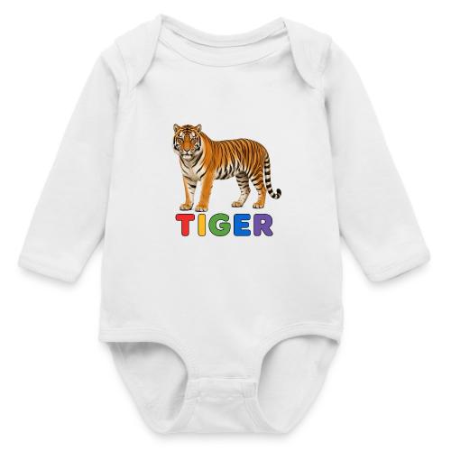 Tiger - Long Sleeve Baby Bodysuit