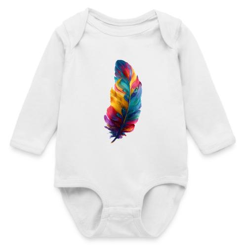 Spectrum Feather Flow - Long Sleeve Baby Bodysuit