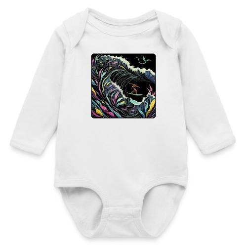 Air Drop - Long Sleeve Baby Bodysuit