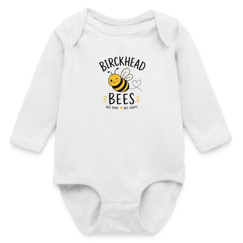Birckhead Bees Bee Kind Bee Happy - Long Sleeve Baby Bodysuit