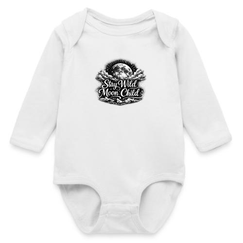 Stay Wild Moon Child - Long Sleeve Baby Bodysuit