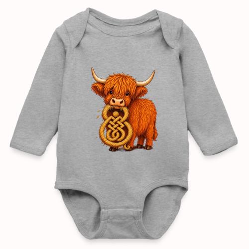 heelan coo - Long Sleeve Baby Bodysuit