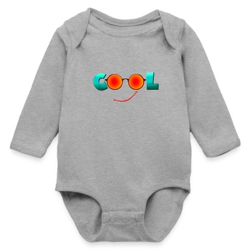 Stay Cool Chill Vibes Design - Long Sleeve Baby Bodysuit