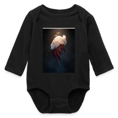 Angel vs Demon Wings Dark Aesthetic Gothic T-Shirt - Long Sleeve Baby Bodysuit