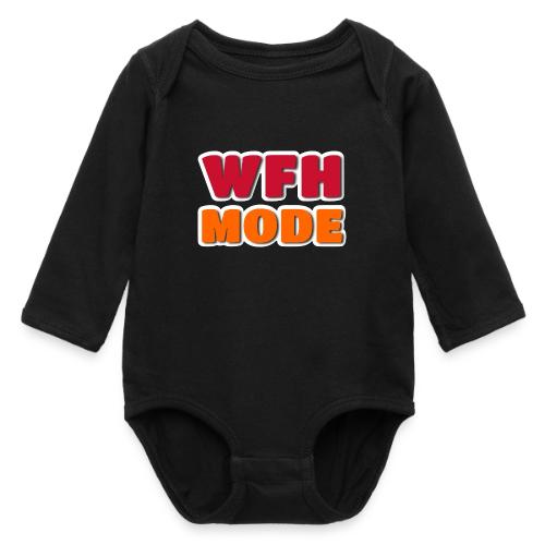 WFH Mode Remote Work Lifestyle Design - Long Sleeve Baby Bodysuit