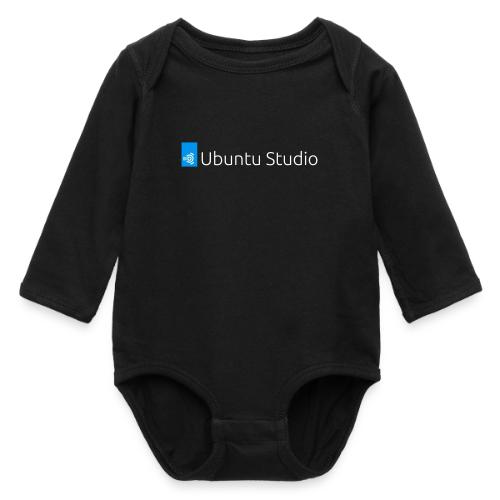 Ubuntu Studio Logo 2022 - White - Long Sleeve Baby Bodysuit
