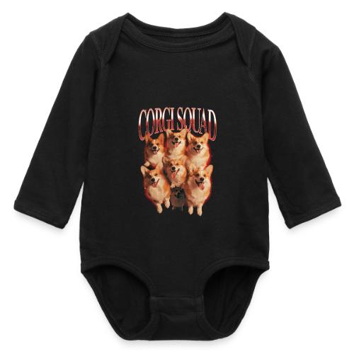 Corgi Squad Funny Dog Lover Vintage Shirt - Long Sleeve Baby Bodysuit